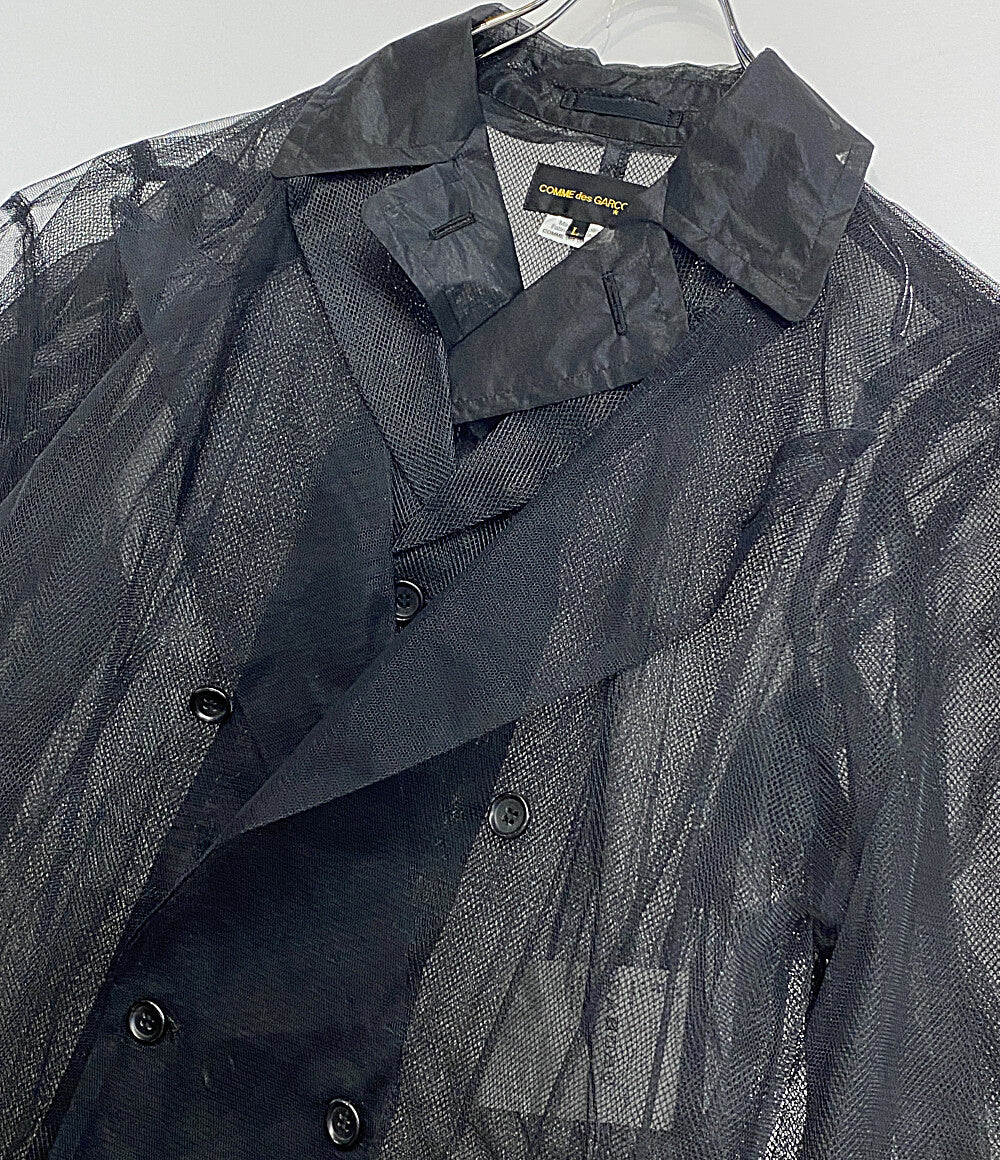 美品 COMME des GARCONS チュールジャケット 25SS GO-J012 レディース SIZE L コムデギャルソン