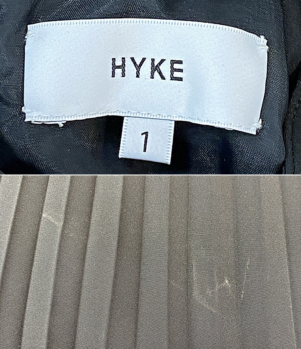 HYKE ノースリーブプリーツワンピース レディース SIZE 1 ハイク