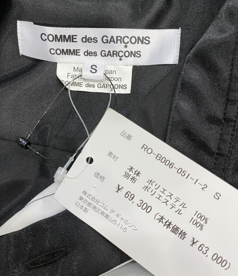COMME des GARCONS COMME de GARCONS ブロックチェックエステルシャツ レディース SIZE S コムデギャルソン
