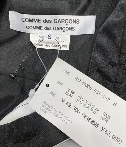 COMME des GARCONS COMME de GARCONS ブロックチェックエステルシャツ レディース SIZE S コムデギャルソン