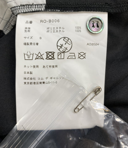 COMME des GARCONS COMME de GARCONS ブロックチェックエステルシャツ レディース SIZE S コムデギャルソン