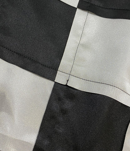 COMME des GARCONS COMME de GARCONS ブロックチェックエステルシャツ レディース SIZE S コムデギャルソン