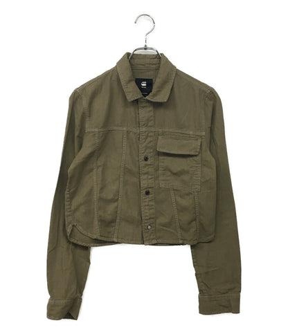 G STAR RAW ジースターロゥ 長袖シャツ FITTED OFFICER SHIRT レディース SIZE S