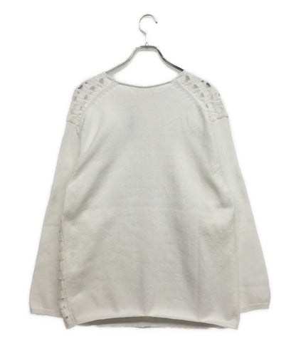 コムデギャルソン コムデギャルソン フロントホールデザインエステルニット RO-N516 レディース SIZE M COMME des GARCONS COMME de GARCONS