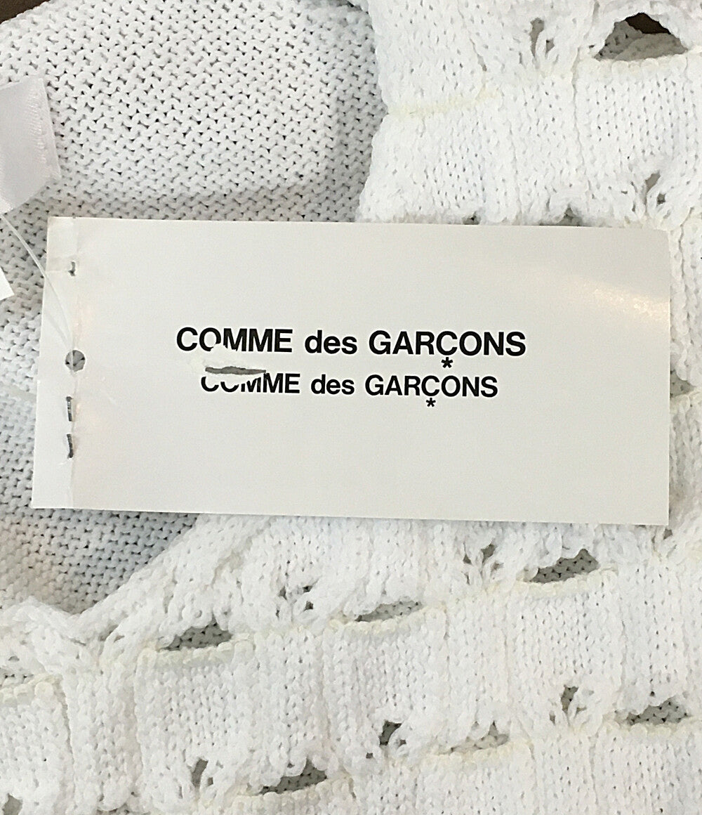 コムデギャルソン コムデギャルソン フロントホールデザインエステルニット RO-N516 レディース SIZE M COMME des GARCONS COMME de GARCONS