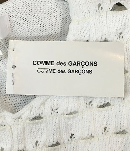 コムデギャルソン コムデギャルソン フロントホールデザインエステルニット RO-N516 レディース SIZE M COMME des GARCONS COMME de GARCONS