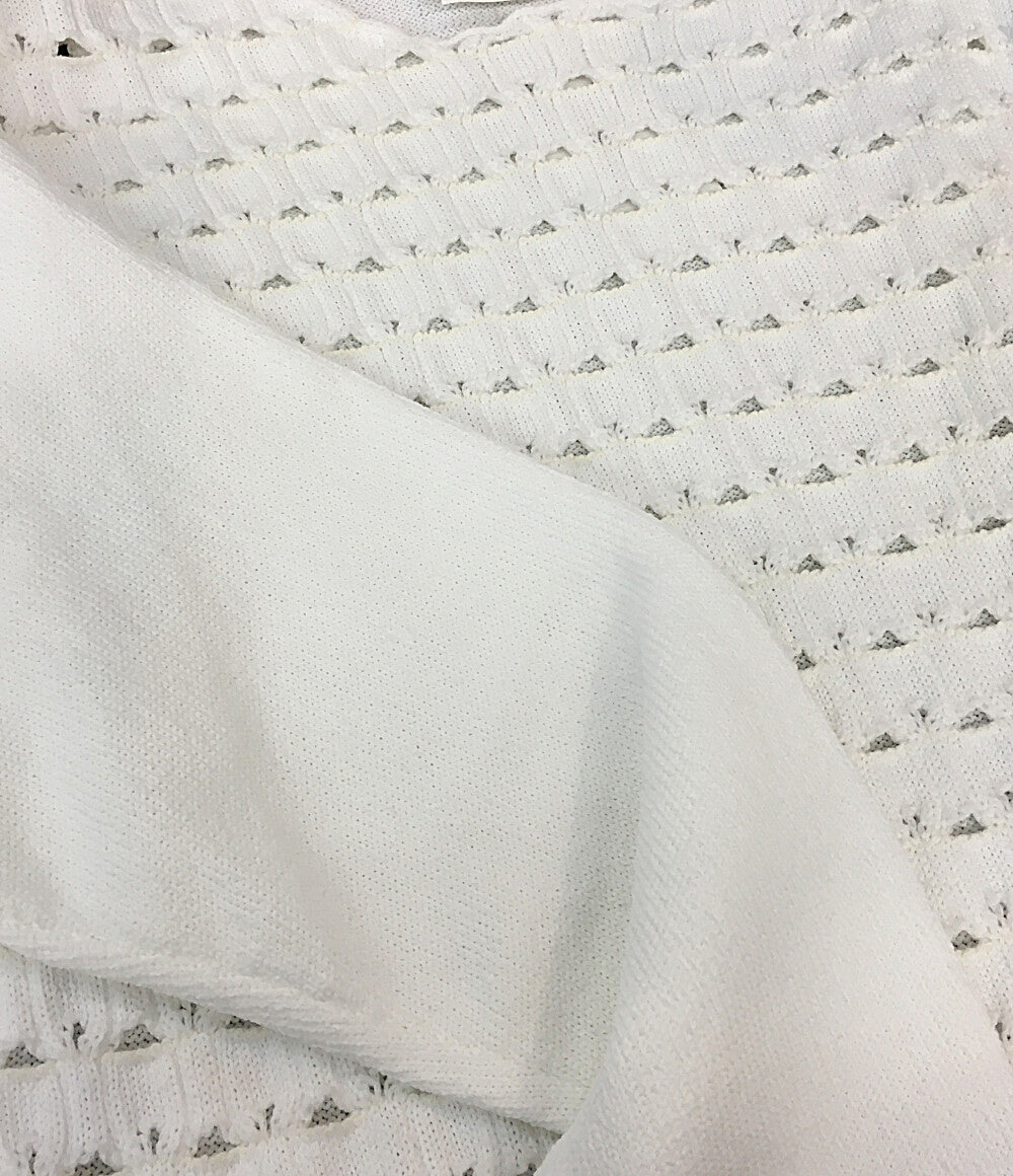 コムデギャルソン コムデギャルソン フロントホールデザインエステルニット RO-N516 レディース SIZE M COMME des GARCONS COMME de GARCONS