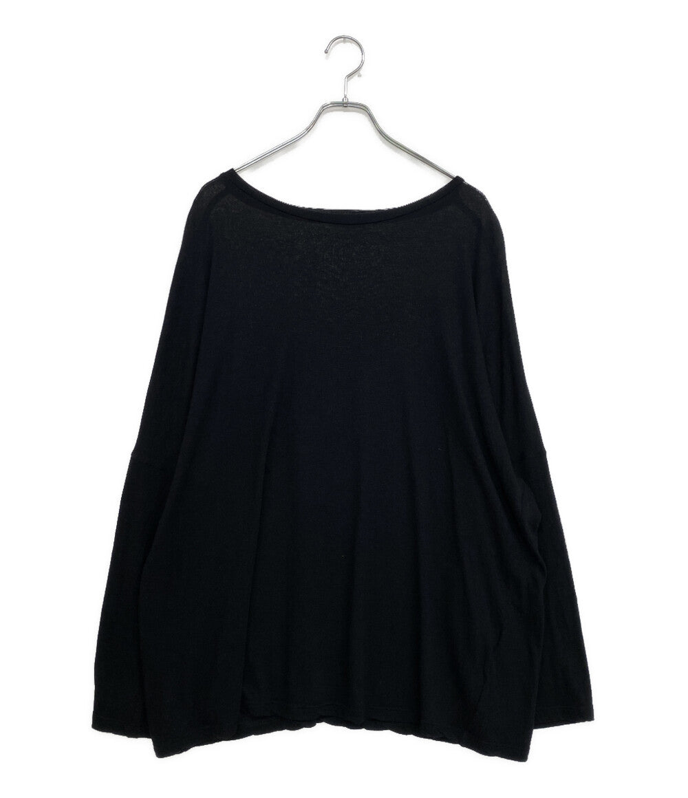 niccolo pasqualetti ニッコロパスカレッティ ウールクルーネックカットソー 23FW NP23FW-2 レディース SIZE L