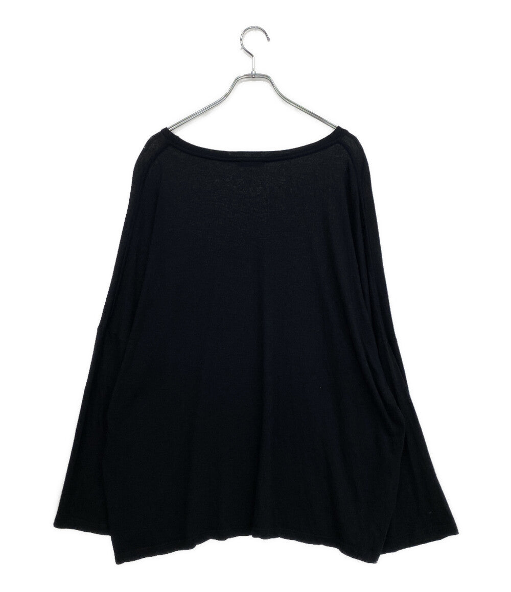 niccolo pasqualetti ニッコロパスカレッティ ウールクルーネックカットソー 23FW NP23FW-2 レディース SIZE L