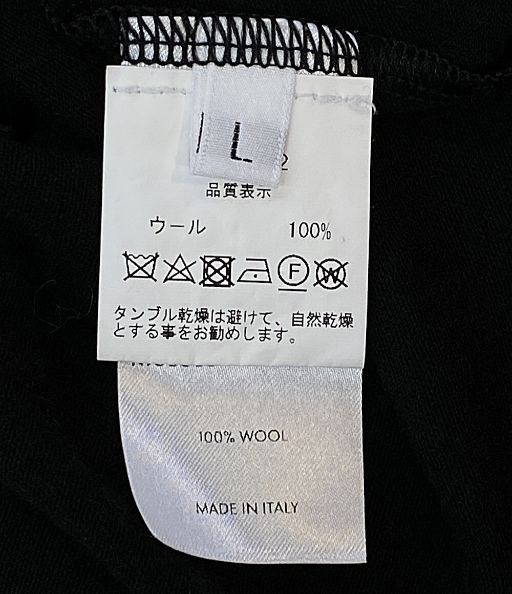 niccolo pasqualetti ニッコロパスカレッティ ウールクルーネックカットソー 23FW NP23FW-2 レディース SIZE L