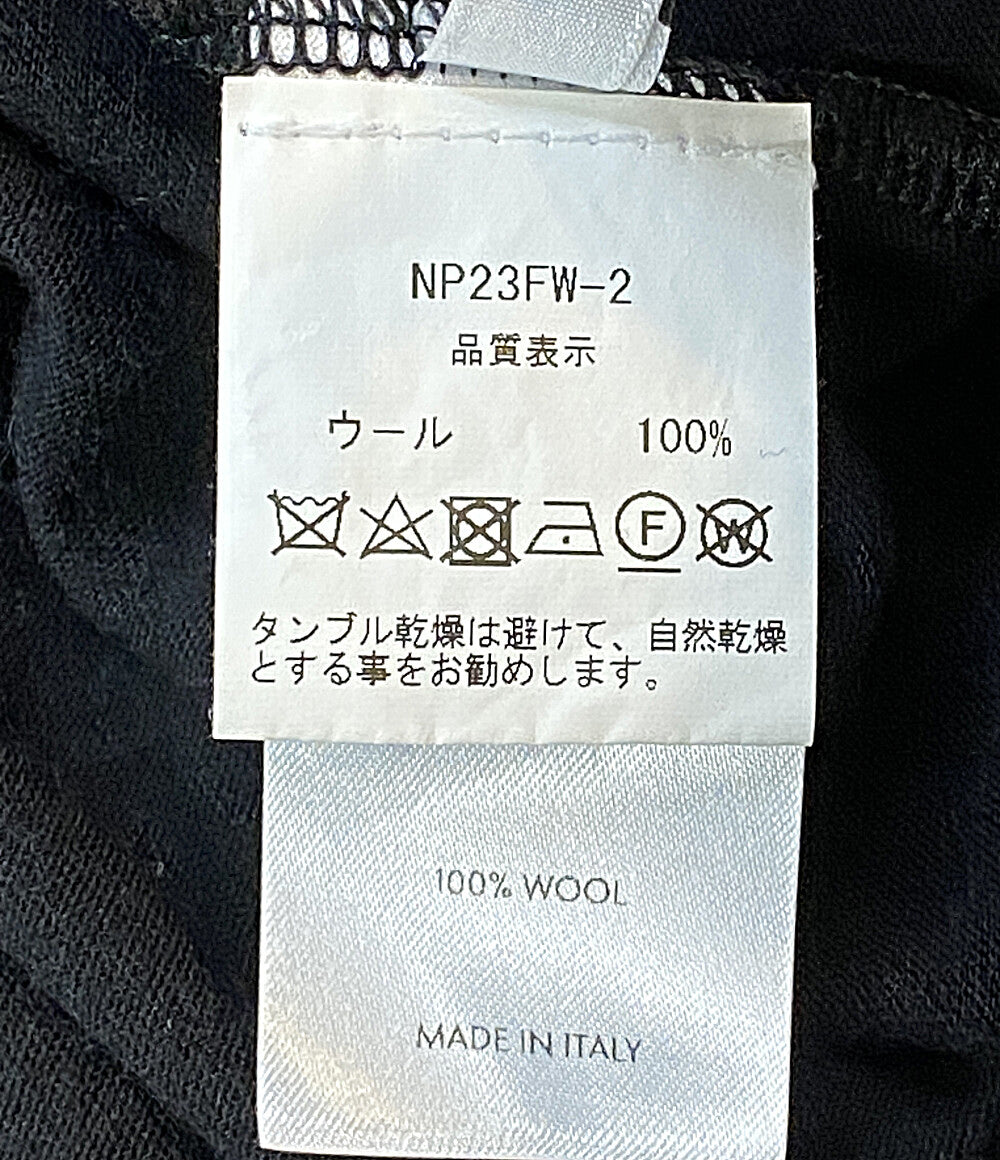 niccolo pasqualetti ニッコロパスカレッティ ウールクルーネックカットソー 23FW NP23FW-2 レディース SIZE L