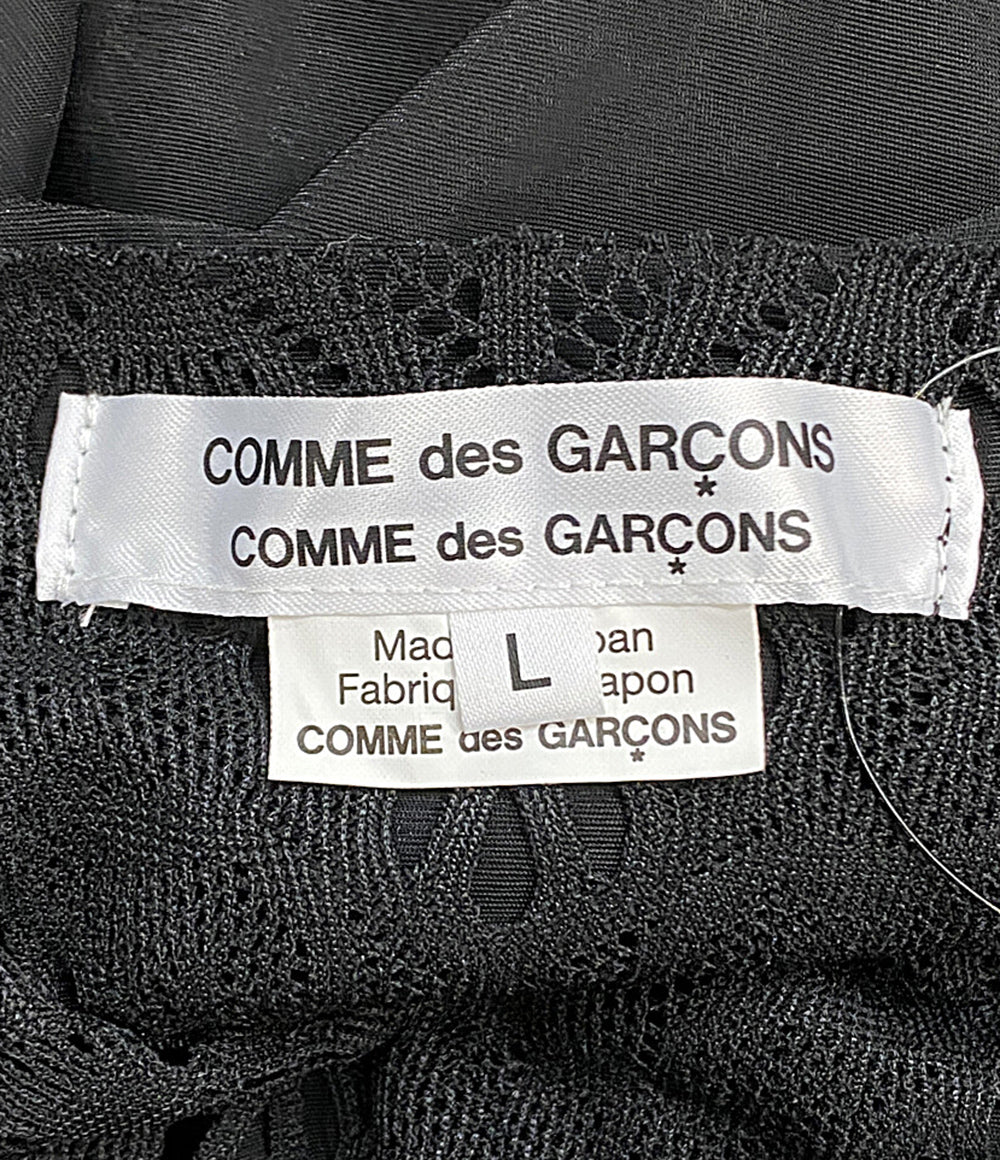COMME des GARCONS COMME des GARCONS カットソー レイヤードレースプルオーバー 25SS レディース SIZE L コムデギャルソン コムデギャルソン