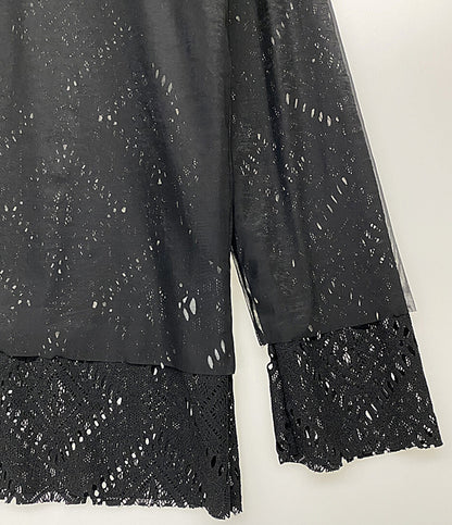COMME des GARCONS COMME des GARCONS カットソー レイヤードレースプルオーバー 25SS レディース SIZE L コムデギャルソン コムデギャルソン