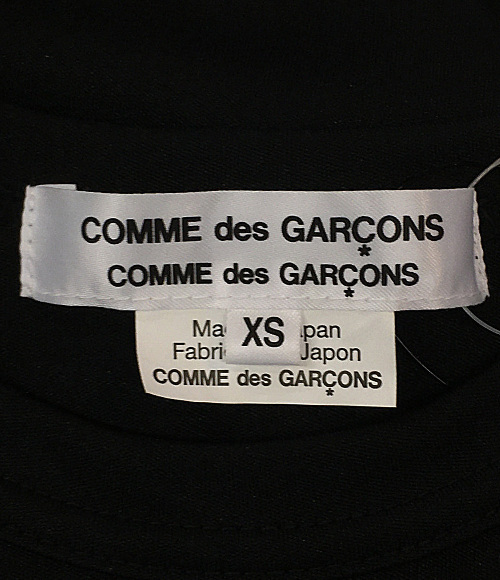 コムデギャルソン コムデギャルソン 美品 内レース裾フリル長袖ワンピース 25SS レディース SIZE XS COMME des GARCONS COMME des GARCONS