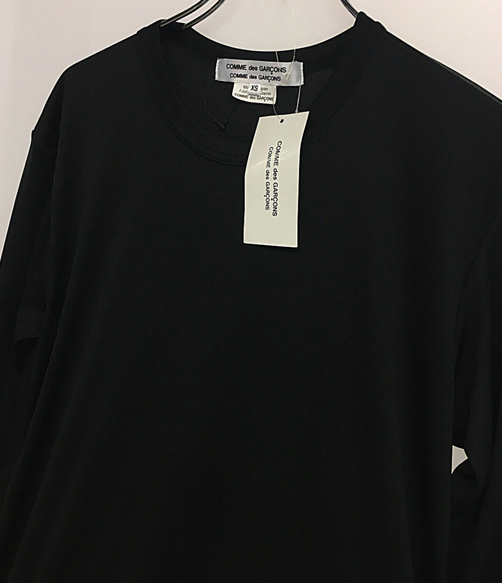 コムデギャルソン コムデギャルソン 美品 内レース裾フリル長袖ワンピース 25SS レディース SIZE XS COMME des GARCONS COMME des GARCONS