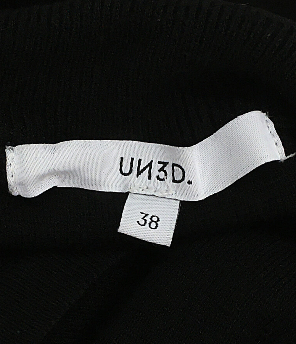 UN3D. アンスリード レイヤードアンサンブルニットワンピース 522110300401-01 レディース SIZE 38