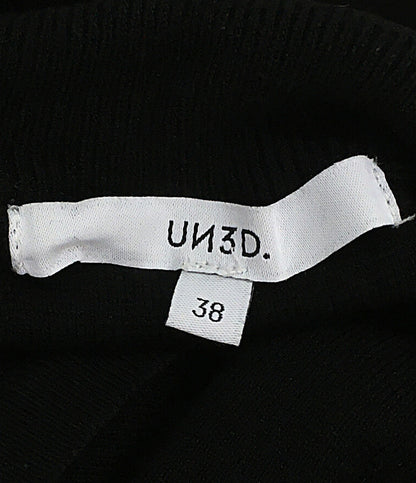 UN3D. アンスリード レイヤードアンサンブルニットワンピース 522110300401-01 レディース SIZE 38