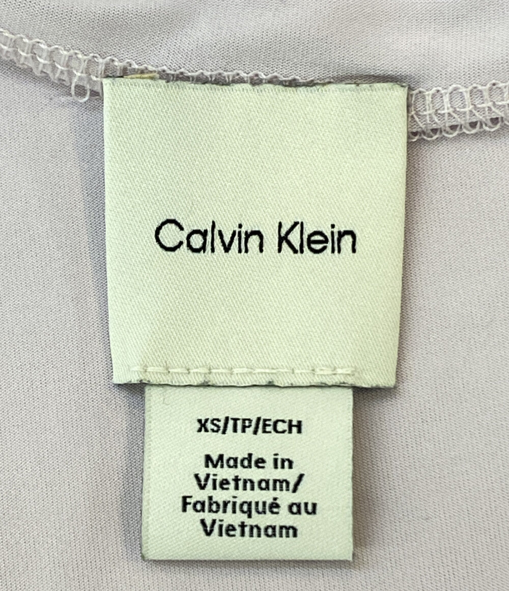 calvin klein ノースリーブカットソー ギャザーデザイン 24AW レディース SIZE XS カルバンクライン