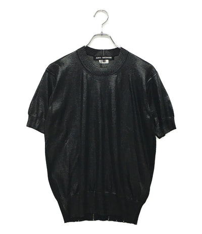 美品 JUNYA WATANABE 半袖Ｔシャツ ウールラメカットソー 25SS JO-N005 レディース SIZE S ジュンヤワタナベ