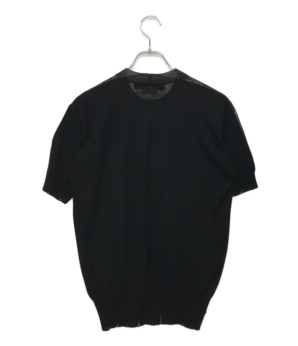 美品 JUNYA WATANABE 半袖Ｔシャツ ウールラメカットソー 25SS JO-N005 レディース SIZE S ジュンヤワタナベ