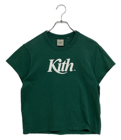 KITH キス 半袖Ｔシャツ WOMEN SWASH LOGO TEE GREEN 25SS 25-071-061-0005-2-0 レディース SIZE M