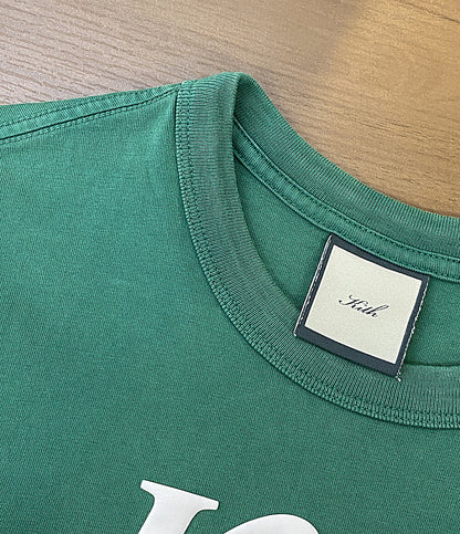 KITH キス 半袖Ｔシャツ WOMEN SWASH LOGO TEE GREEN 25SS 25-071-061-0005-2-0 レディース SIZE M