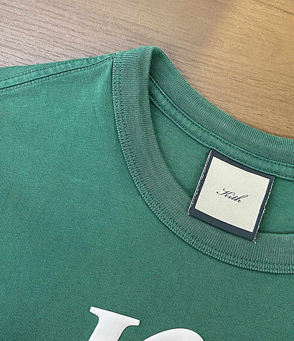 KITH キス 半袖Tシャツ WOMEN SWASH LOGO TEE GREEN 25SS 25-071-061