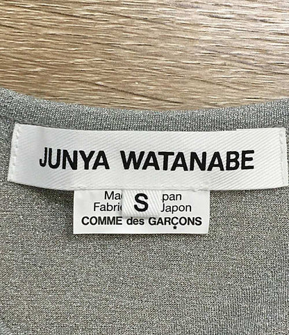 美品 JUNYA WATANABE 半袖ラメカットソー JO-T026 レディース SIZE S ジュンヤワタナベ
