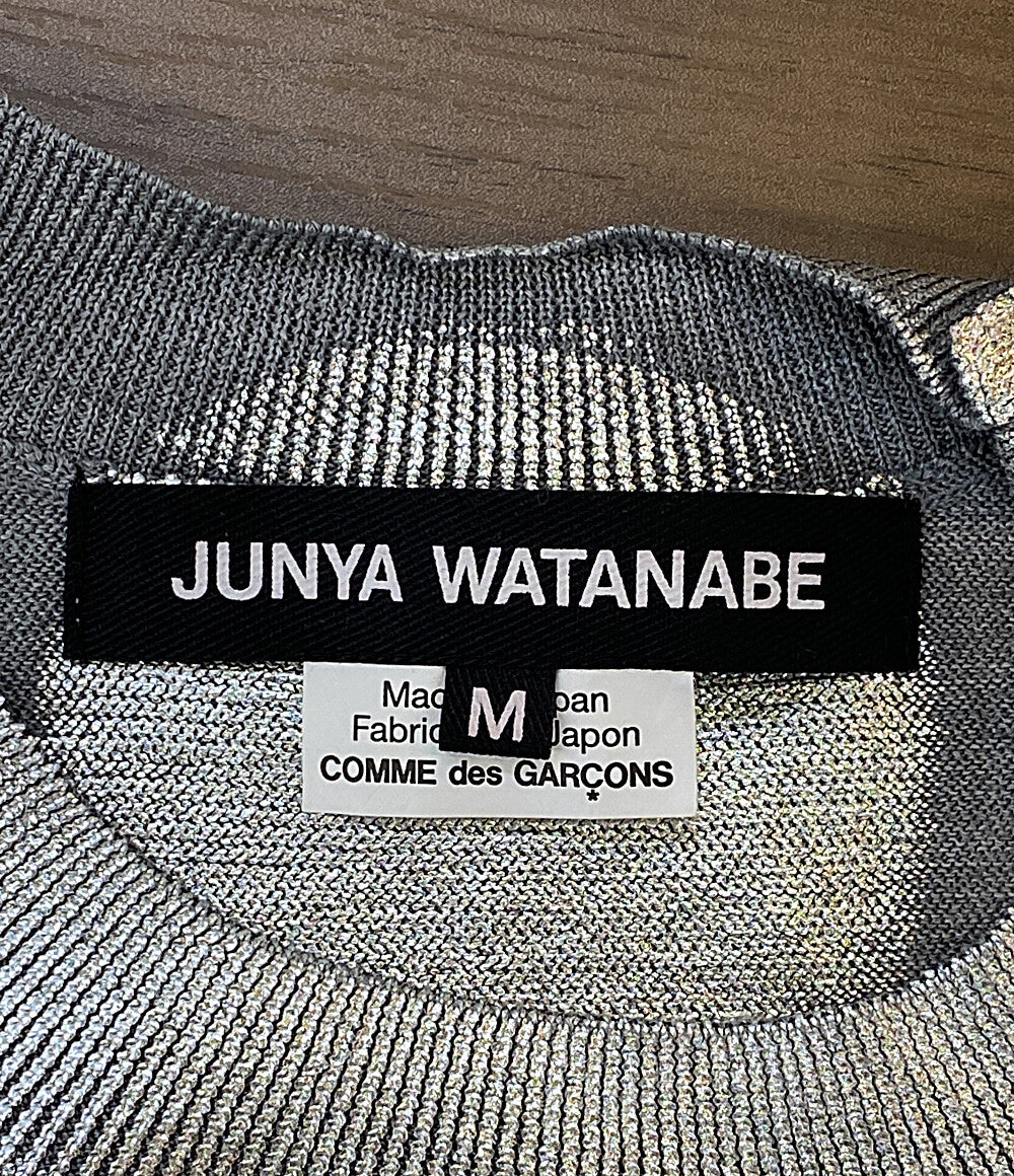 JUNYA WATANABE 半袖Ｔシャツ メタルカットソー 25SS JO-N004 レディース SIZE M ジュンヤワタナベ