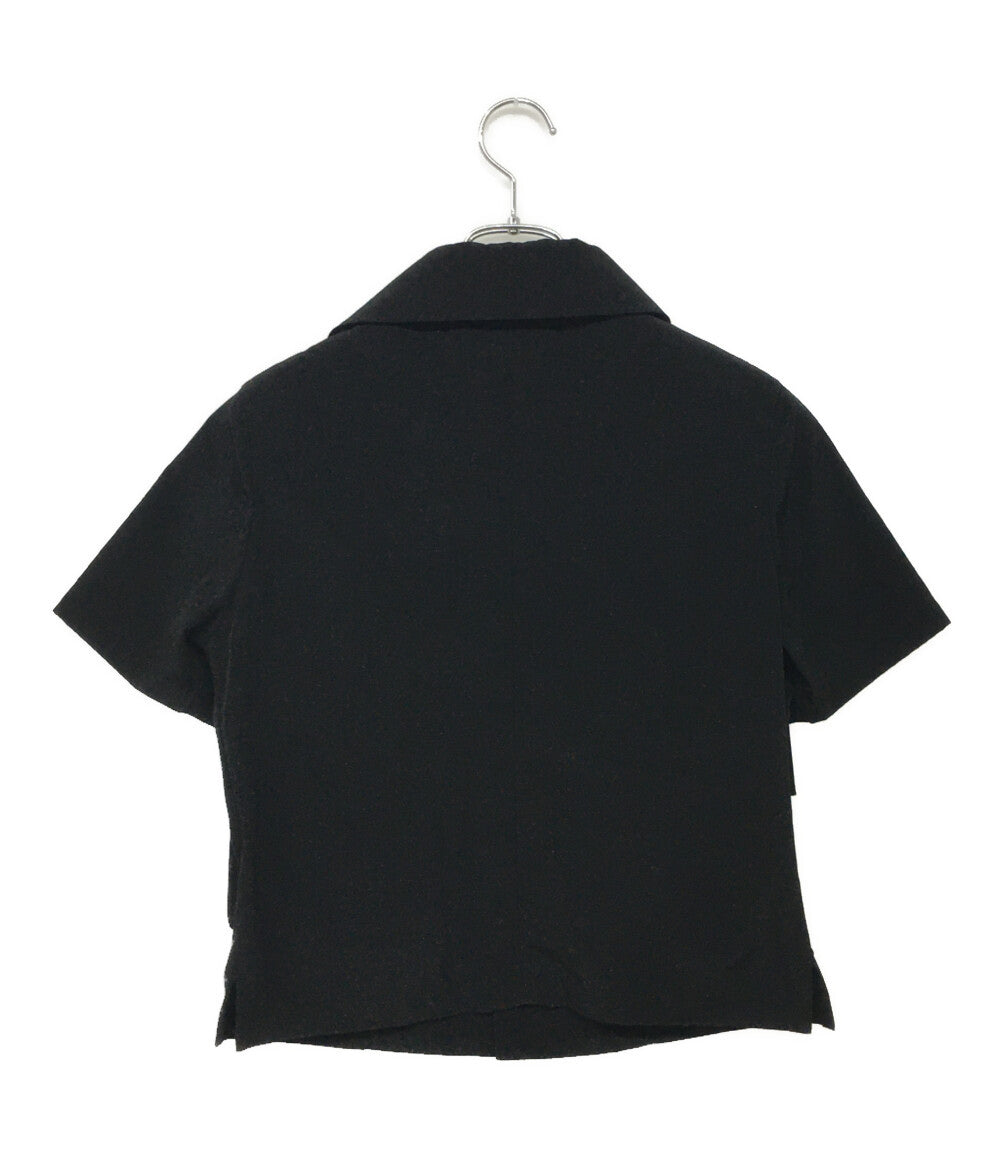 Limi feu 半袖ジップシャツ ポケット付き LY-J18-900 レディース SIZE S リミフゥ