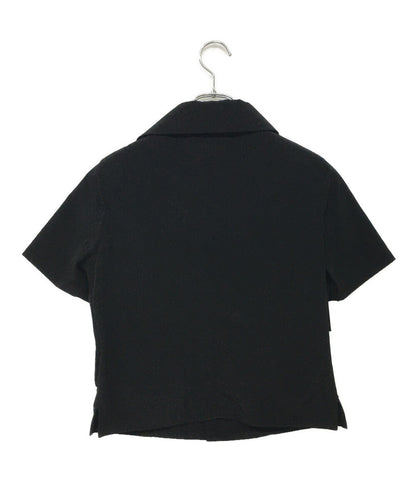 Limi feu 半袖ジップシャツ ポケット付き LY-J18-900 レディース SIZE S リミフゥ