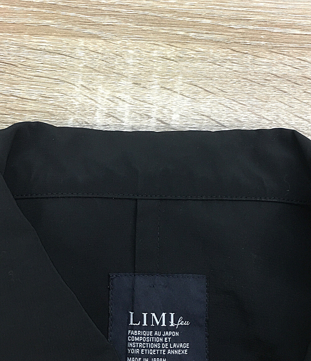 Limi feu 半袖ジップシャツ ポケット付き LY-J18-900 レディース SIZE S リミフゥ