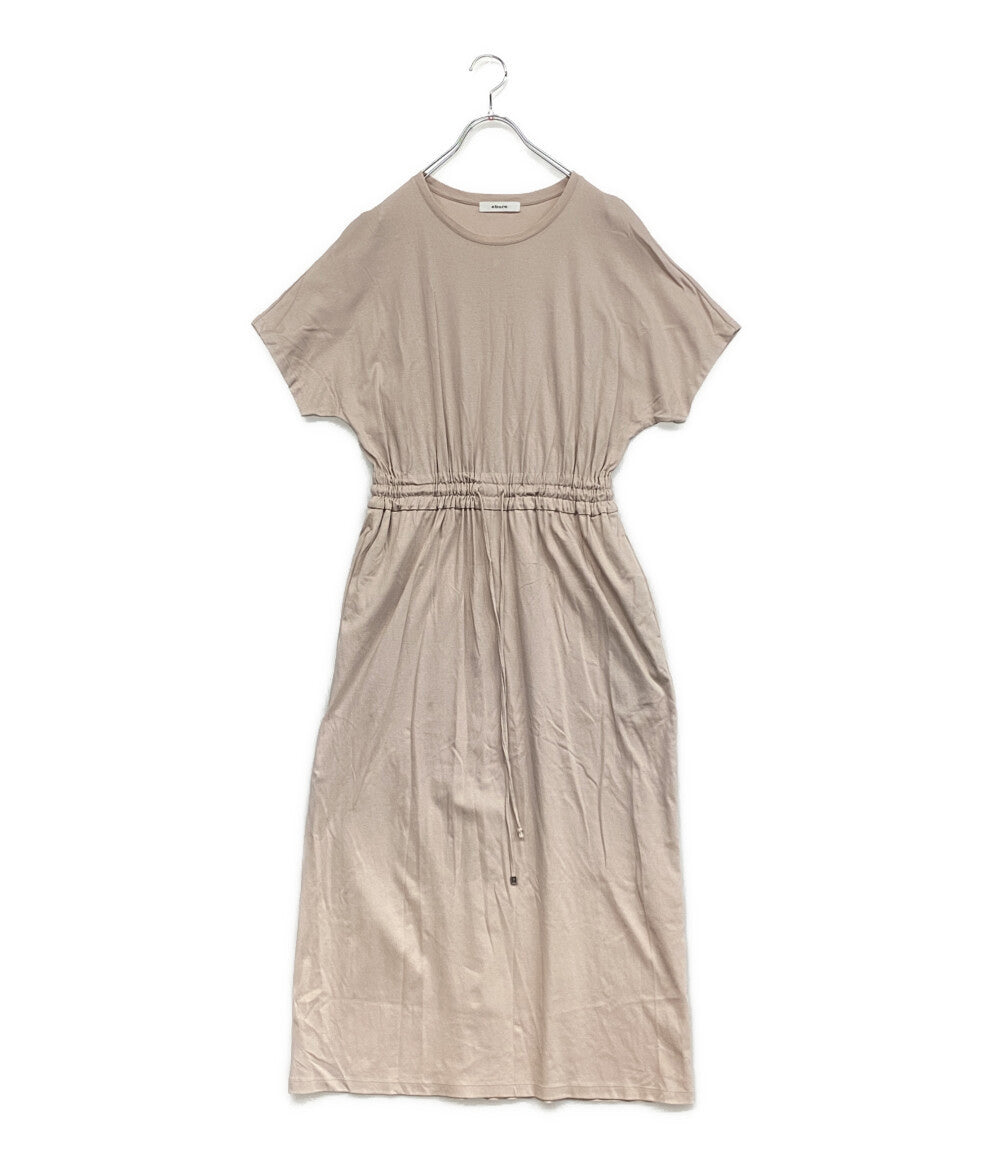 ebure エブール エアリーコットンワンピース 半袖 ピンク 23SS 3710300340 レディース SIZE 38