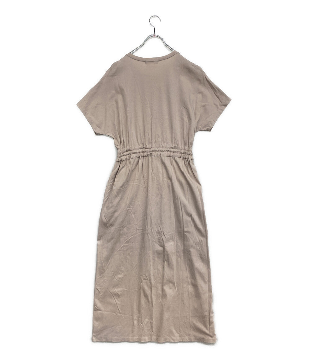 ebure エブール エアリーコットンワンピース 半袖 ピンク 23SS 3710300340 レディース SIZE 38