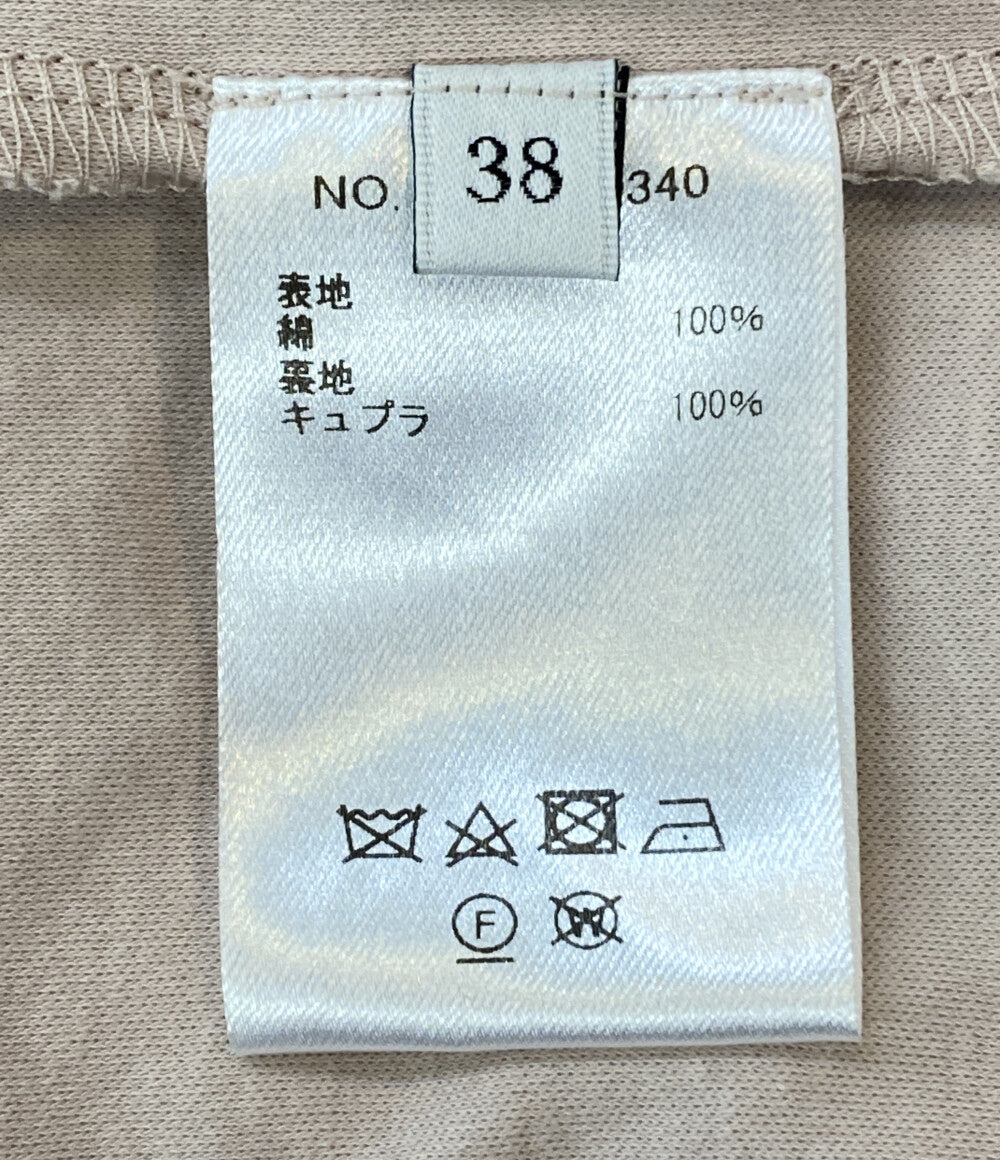 ebure エブール エアリーコットンワンピース 半袖 ピンク 23SS 3710300340 レディース SIZE 38