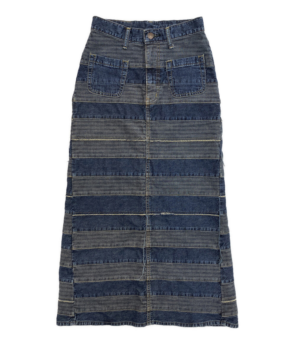 ヒステリックグラマー スクラッチロングデニムスカート レディース SIZE 24 HYSTERIC GLAMOUR
