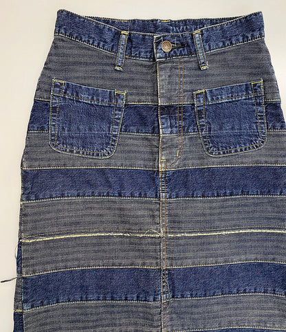 ヒステリックグラマー スクラッチロングデニムスカート レディース SIZE 24 HYSTERIC GLAMOUR