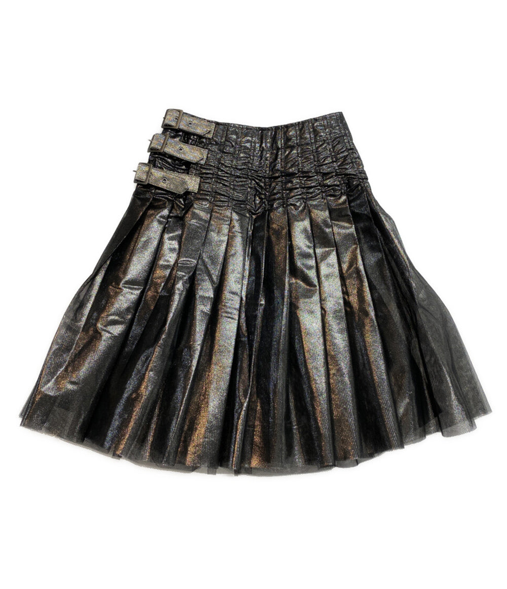 ジュンヤワタナベ 美品 ベルテッドプリーツスカート 25SS JO-S003 レディース SIZE XS JUNYA WATANABE