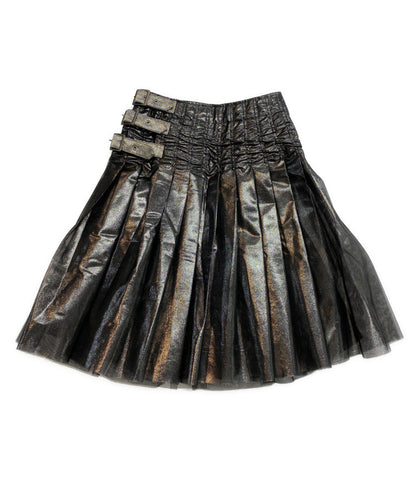 ジュンヤワタナベ 美品 ベルテッドプリーツスカート 25SS JO-S003 レディース SIZE XS JUNYA WATANABE