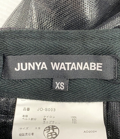 ジュンヤワタナベ 美品 ベルテッドプリーツスカート 25SS JO-S003 レディース SIZE XS JUNYA WATANABE