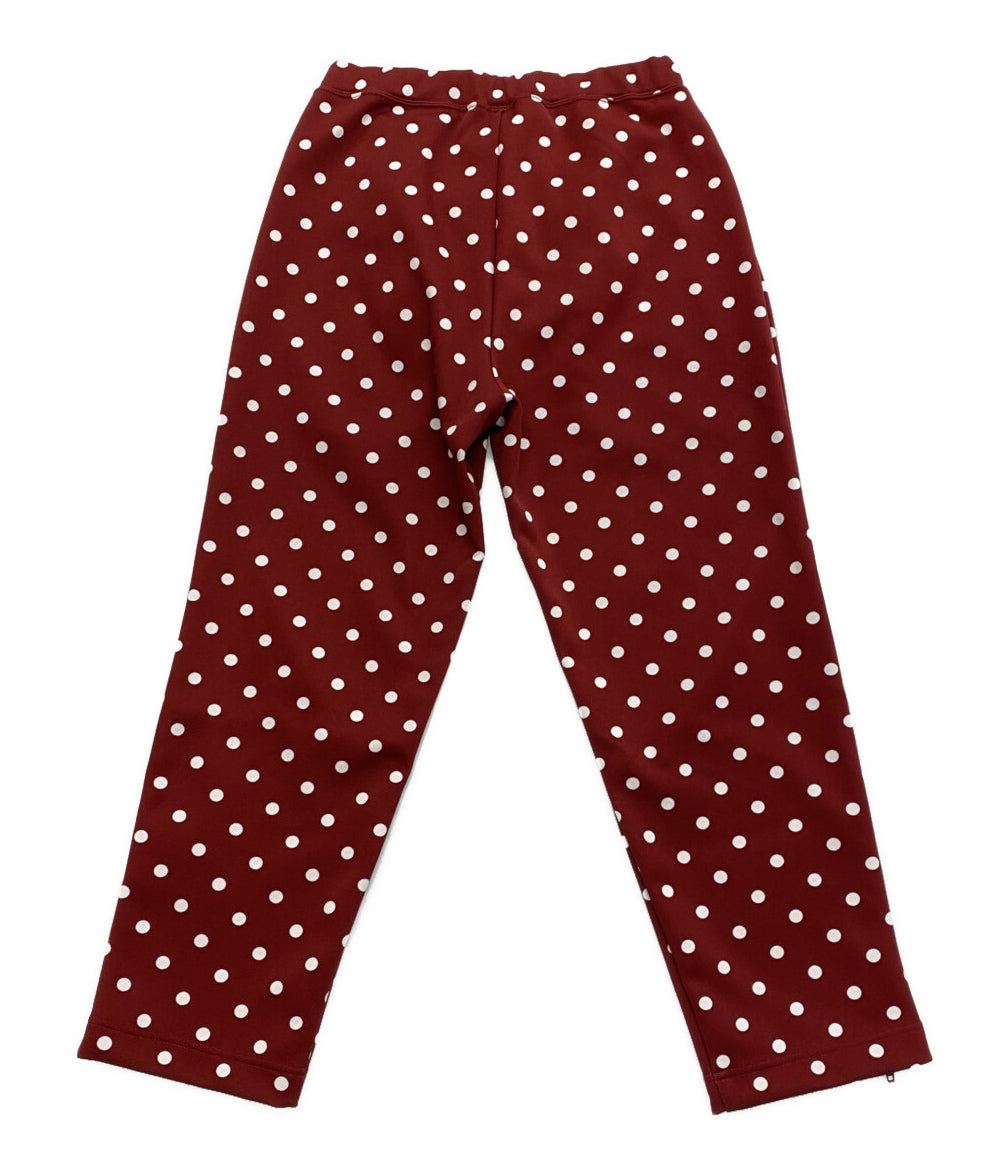 コムデギャルソンガール ドット柄裾ジップジャージーパンツ 23AW NL-T004 レディース SIZE S COMME des GARCONS GIRL