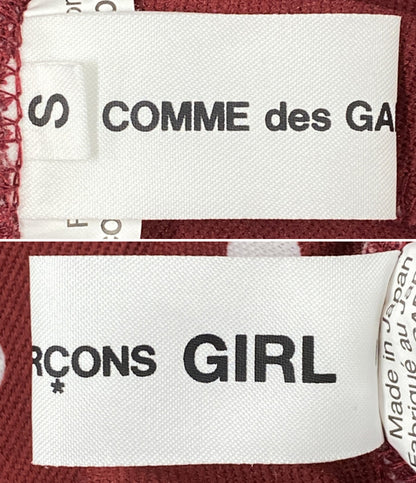 コムデギャルソンガール ドット柄裾ジップジャージーパンツ 23AW NL-T004 レディース SIZE S COMME des GARCONS GIRL