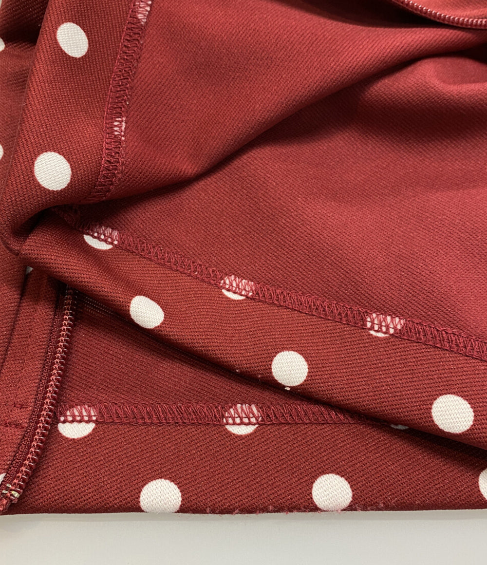 コムデギャルソンガール ドット柄裾ジップジャージーパンツ 23AW NL-T004 レディース SIZE S COMME des GARCONS GIRL