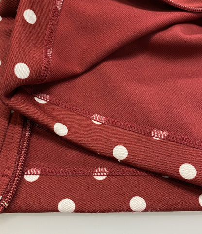 コムデギャルソンガール ドット柄裾ジップジャージーパンツ 23AW NL-T004 レディース SIZE S COMME des GARCONS GIRL