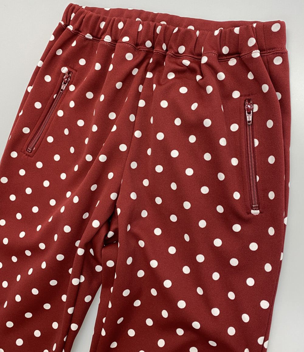コムデギャルソンガール ドット柄裾ジップジャージーパンツ 23AW NL-T004 レディース SIZE S COMME des GARCONS GIRL