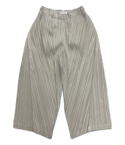 プリーツプリーズ 美品 変則プリーツワイドパンツ 22AW PP23JF385 レディース SIZE 2 PLEATS PLEASE