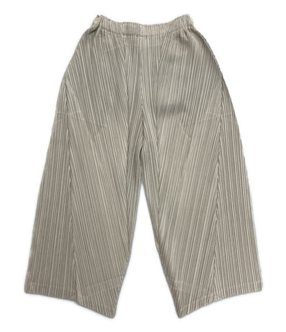 プリーツプリーズ 美品 変則プリーツワイドパンツ 22AW PP23JF385 レディース SIZE 2 PLEATS PLEASE