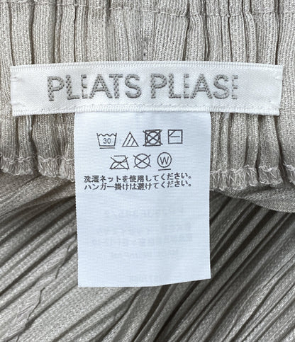 プリーツプリーズ 美品 変則プリーツワイドパンツ 22AW PP23JF385 レディース SIZE 2 PLEATS PLEASE