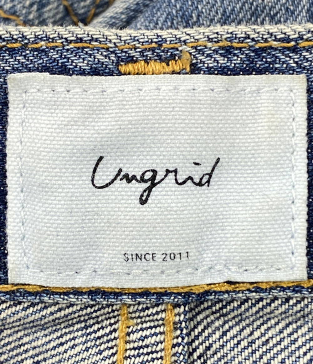 Ungrid パンツ カットオフデザインルーズリメイクデニム レディース SIZE 24 アングリッド