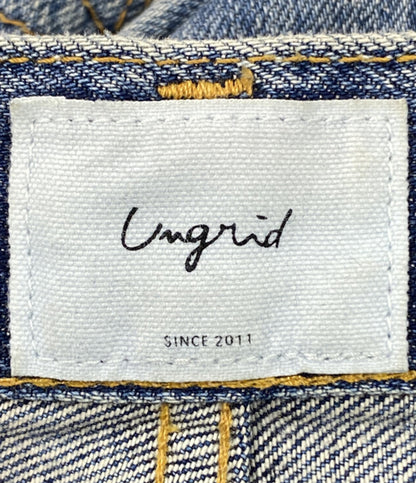 Ungrid パンツ カットオフデザインルーズリメイクデニム レディース SIZE 24 アングリッド
